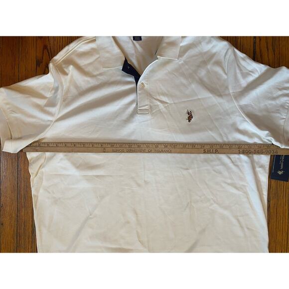NWT U.S. Polo Association Shirt Mens 2XL White - Picture 5 of 8